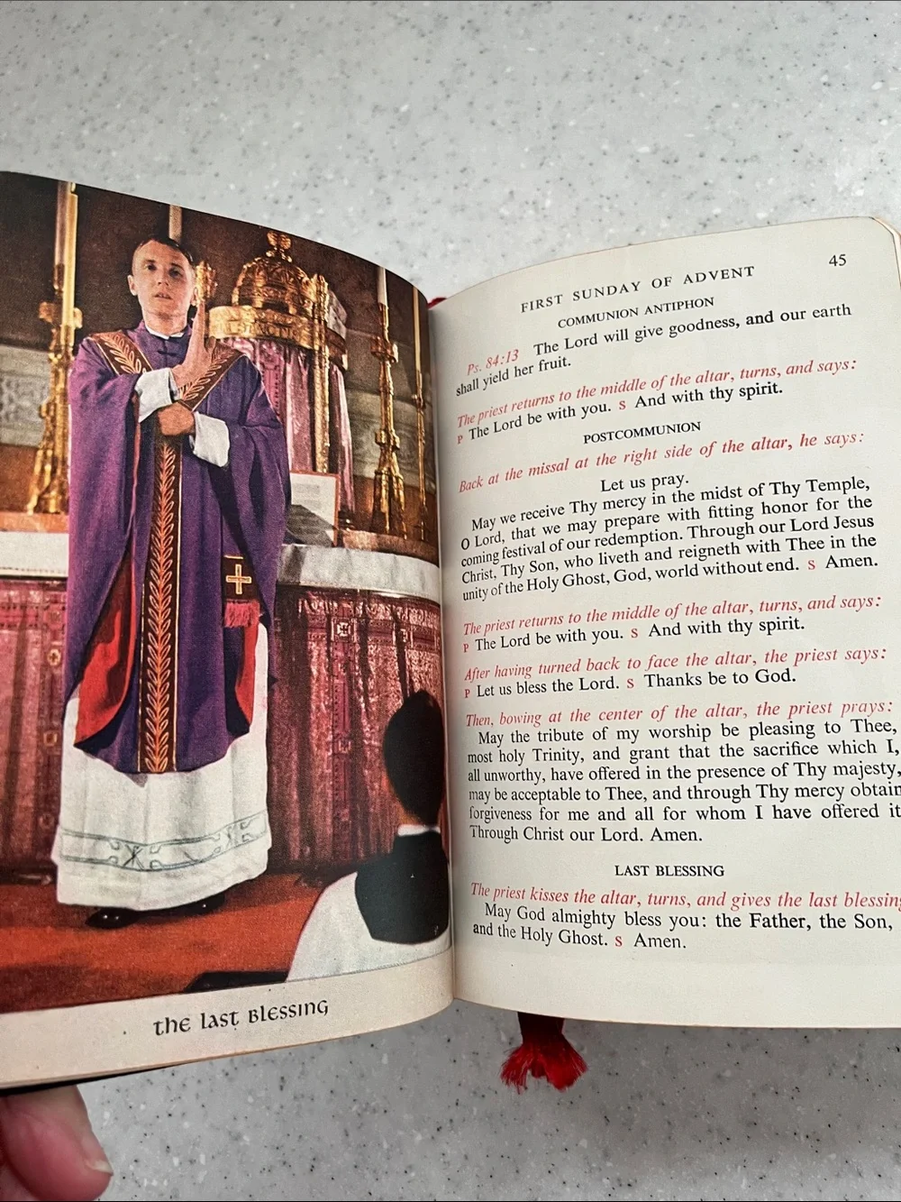 Vtg 1954 The Catholic Missal The Catholic Press Chicago Religious JP O’Connell